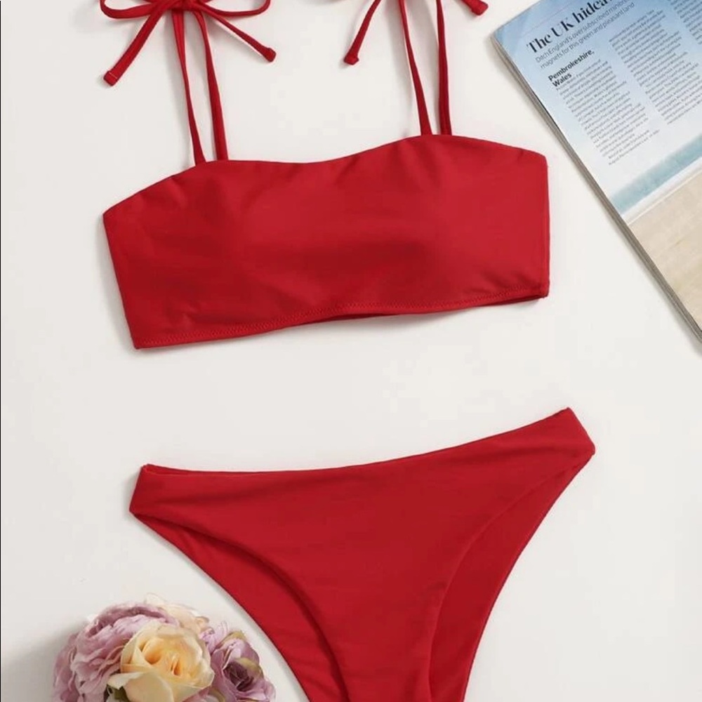 SHEIN Red Bikini Set